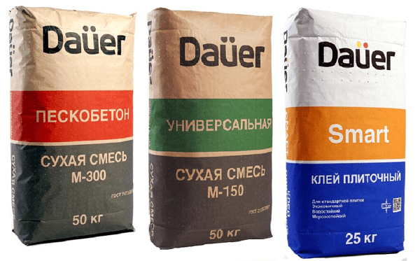 Виды продукции компании Daüer