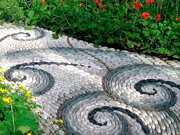 Использование гальки