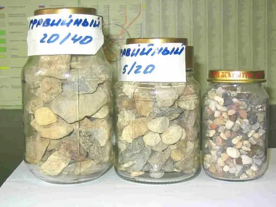 Щебень разных фракций