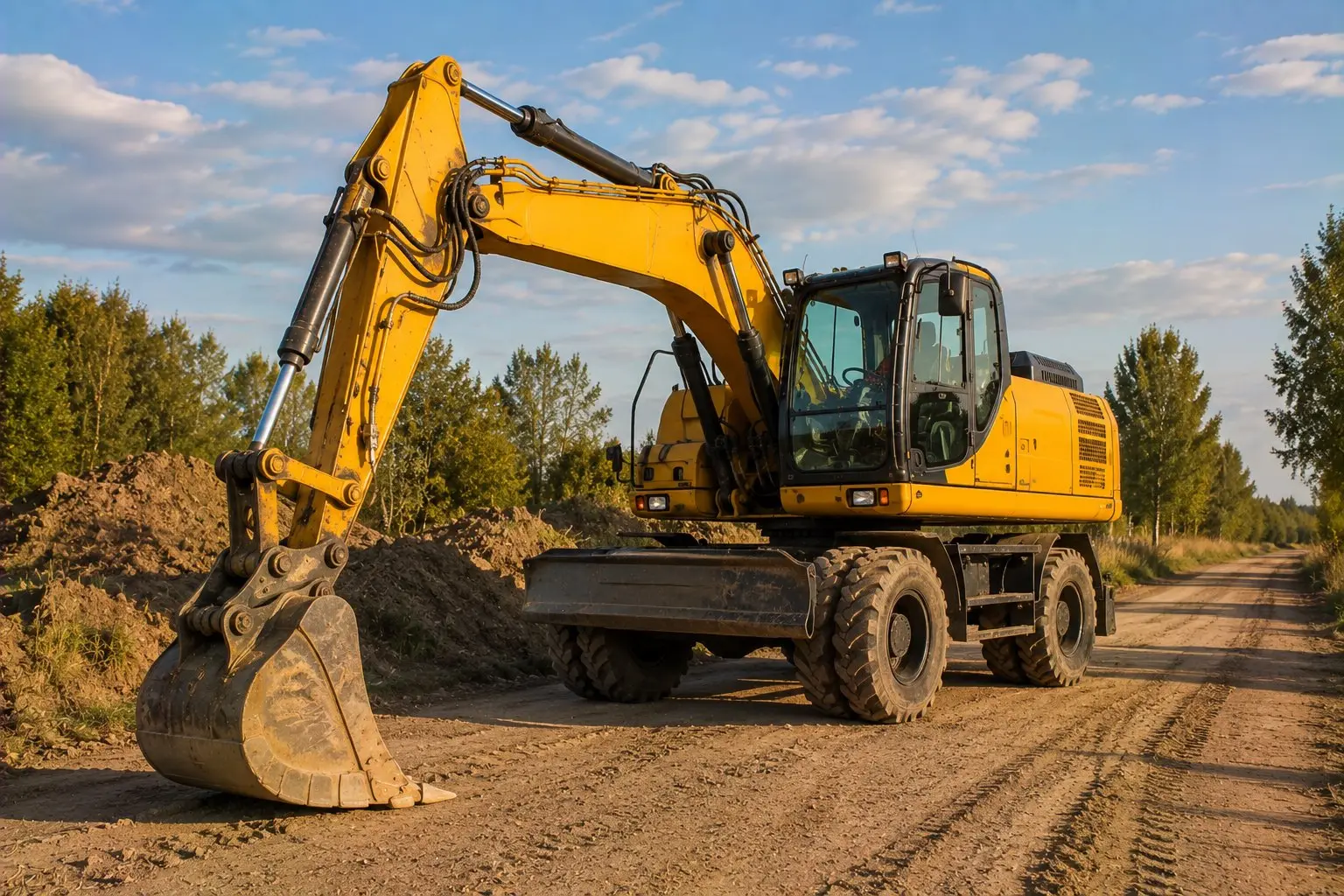 Колёсный экскаватор DOOSAN DX 190WA
