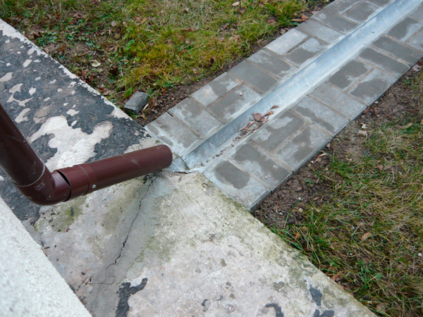 Заливка ливневки из бетона
